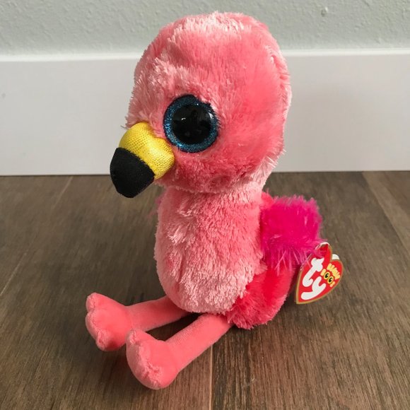 NWT Ty Beanie Boo's Collection "Gilda" Pink Flamingo - 6-1/2" H - NEW with Tags! - Picture 2 of 10